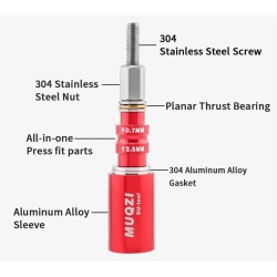 Herramienta para instalación y extracción de bujes Muqzi para amortiguadores KROXNE - 6  