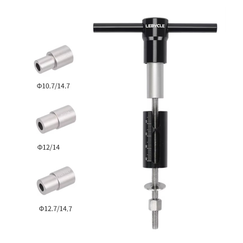 Montaż i demontaż tulei lub łożysk wciskanych firmy Lebycle wykonanych z aluminium i metalu KROXNE - 1  