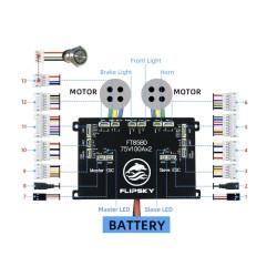 Controller ESC Flipsky FT85bd con custodia in alluminio per skateboard elettrico, bicicletta, scooter o motocicletta KROXNE - 6 