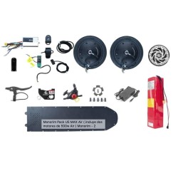 Monorim Pack U5 MAX Air (includes two 500w Air motors) Monorim - 1 
Includes two 500w Air motors with tubeless air tires rated a