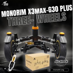 Suspensao dianteira dupla Monorim X3 Max Air para Ninebot Max G30 & scooters similares – Reposição & amortecedor Monorim - 7  