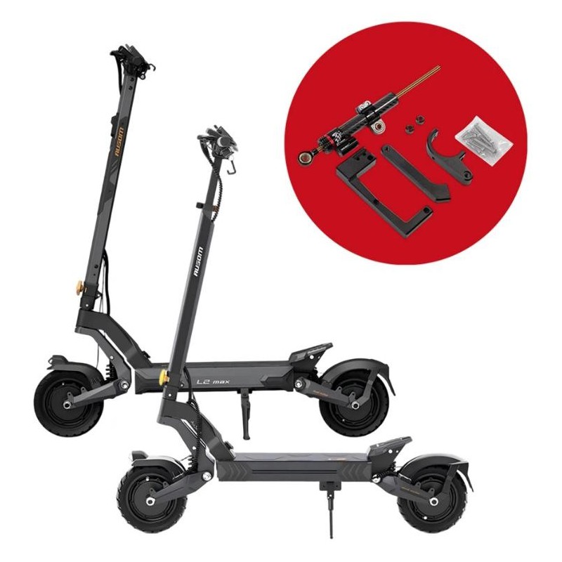 Amortecedor de direcao para Ausom DT2 Pro, L2, L2 Max, Kugoo F3 Plus ou similar  - 1 
Compatibilidade: adequado para Ausom DT2 P
