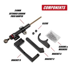 Styrdämpare för Ausom DT2 Pro, L2, L2 Max, Kugoo F3 Plus & liknande elscootrar, säker & stabil  - 7  