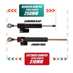 Amortecedor de direcao para Ausom DT2 Pro, L2, L2 Max, Kugoo F3 Plus ou similar  - 13 
Compatibilidade: adequado para Ausom DT2 