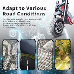 Suspensie fata Monorim MZ3 Plus Dual Air pentru Segway ZT3 confort sporit  - 3  