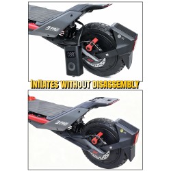 Vazdushen amortisyor Monorim MZR3 Pro za elektricheski trotinet Segway ZT3 145mm i 165mm  - 4  