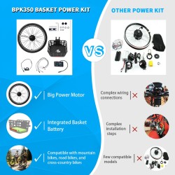 Monorim BPK350 Kit motor 380w - Batterie inklusive für E-Bike  - 3 Monorim BPK350 E-Bike Power Kit, 380W – Wandeln Sie Ihr Fahrr