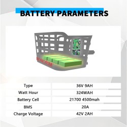 Kit Monorim BPK350 motor 380w - batería incluida, conversión a bicicleta eléctrica  - 4 Kit de potencia para bicicleta eléctrica