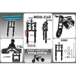 Front suspension Monorim MD0 Coil Spring 490mm x 165mm  - 16 
Fitment: Monorim MD0 Coil Spring 490mm x 165mm for compatible buil