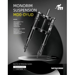 Priekine pakaba Monorim MD0-DYUD DYU eBike - hidraulika ir reguliuojamas oras  - 3 
Suderinamumas: Monorim MD0-DYUD priekine pak