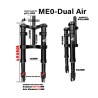 Predno okachvane Monorim ME0 Dual Air 565mm x 165mm  - 7 
Prilozhimost: predno okachvane Monorim ME0 Dual Air 565mm x 165mm za u
