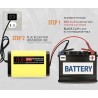 Incarcator baterie 12V 2A pentru baterii plumb-acid 7Ah 12Ah 14Ah 20Ah  - 3 Caracteristici principale

Afisaj LCD digital care a