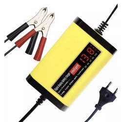 Chargeur de batterie 12V 2A pour batteries plomb-acide 7Ah 12Ah 14Ah 20Ah  - 2 Caractéristiques principales

Écran LCD numérique