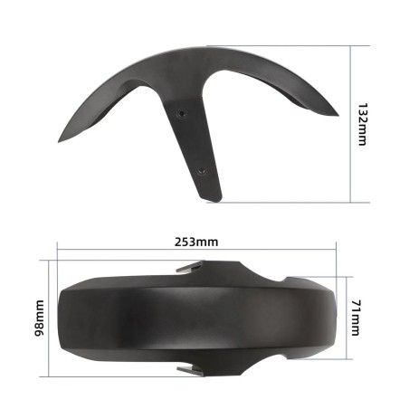 Perednee krylo dlya elektrosamokata Xiaomi 5 MAX  - 1  