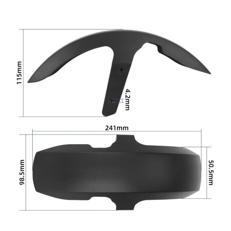 Vorderer Kotflügel für Xiaomi 5 und 5 Pro E-Scooter  - 1  
