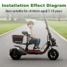 Monorim SCMax-ZT3 sete til Segway ZT3 series sparkesykkel  - 2  