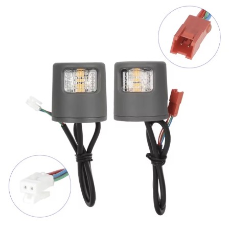 LED zmigavci za romobil Xiaomi 5/5 Pro/5 Plus/5 Max ili slican - komplet pokazivaca smjera za sigurnost  - 1 
Jasna kompatibilno