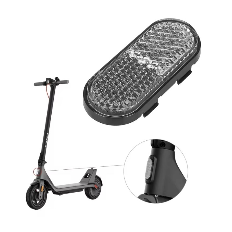 Reflector o catadioptrico delantero para patinete Xiaomi 4 Lite 2nd Gen  - 1 Compatibilidad exacta: disenado para patinete Xiaom