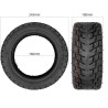 85/65-6,5 maastikurehv elektritõukerattale Navee N65, Kugoo G-Booster / G2 Pro või sarnasele  - 6 
Mõõt 85/65-6,5 sobib Navee N6