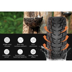 Guma 85/65-6,5 ofroud za elektricheska trotinetka Navee N65, Kugoo G-Booster / G2 Pro ili podobna  - 7 
Razmer 85/65-6,5 e podkh