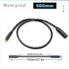 Motorkabel til elcykel og forlænger med 9-polet stik  - 1 Motorkabel og/eller forlænger til elcykel med 9-polet stik, anbefalet 