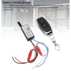Relais für E-Scooter, Fernschalter als Geschwindigkeitsbegrenzer mit Ein/Aus-Fernbedienung  - 2 
Passend für viele E-Scooter mit