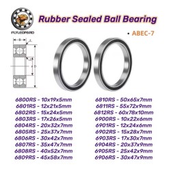 copy of Set de rodamientos de bolas sellados RS ABEC7 -  2 unidades 6810RS, 6800RS, 6801RS, 6802RS, 6803RS, 6804RS, 6805RS  - 2 