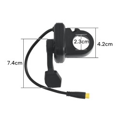 Gâchette accélérateur pour trottinette Kamikaze K1/K1 Plus ou similaire - pièces et rechange  - 2 Compatible avec Kamikaze K1/K1