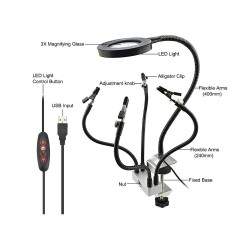 Sveisestativ med forstørrelsesglass  - 2  