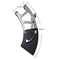 Module pliable avec bouton de verrouillage pour scooter 10 pouces  - 1  