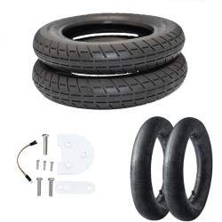 Kit ruote di marca Emove da 10 pollici per Xiaomi PRO Nero - Rosso - Bianco  - 1  