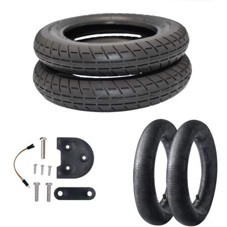 Seturi de roți marca de 10 inci Emove pentru Xiaomi PRO negru - roșu - alb  - 2  