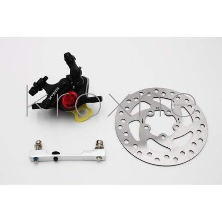 Komplett svart xTech bremsesett for Xiaomi M365, 1S, Pro2 eller M365 Pro ZOOM xTech - 2 Zoom Xtech HB100 svart bremsesett for Xi