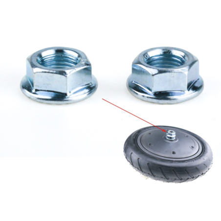 Porca e arruela de retenção para o motor da scooter elétrica Xiaomi, Ninebot ou similar Xiaomi - 2 Especificação:Tipo de item: P