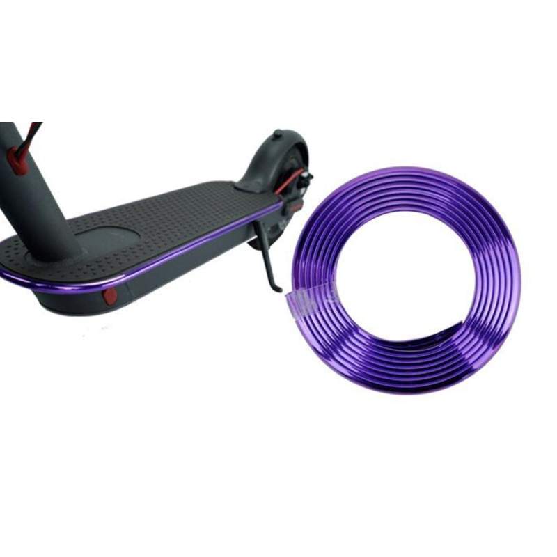 Decorative anti-collision protective strip for electric scooter.  - 7 Protect the chassis and base of your electric scooter by i