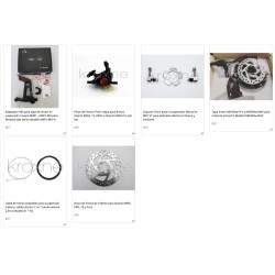 Sada brzdové sady MXR1-MD V1 pro MXR1 Monorim - 1 Vylepšete svůj brzdový systém přidáním kotoučové brzdy k motoru Ninebot Max. B