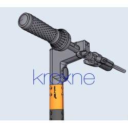 Sharkset stiebo ilgintuvas, skirtas Ninebot Max Sharkset - 2 Pailginkite vairo aukštį naudodami šį 6 cm ilgintuvą, skirtą Ninebo