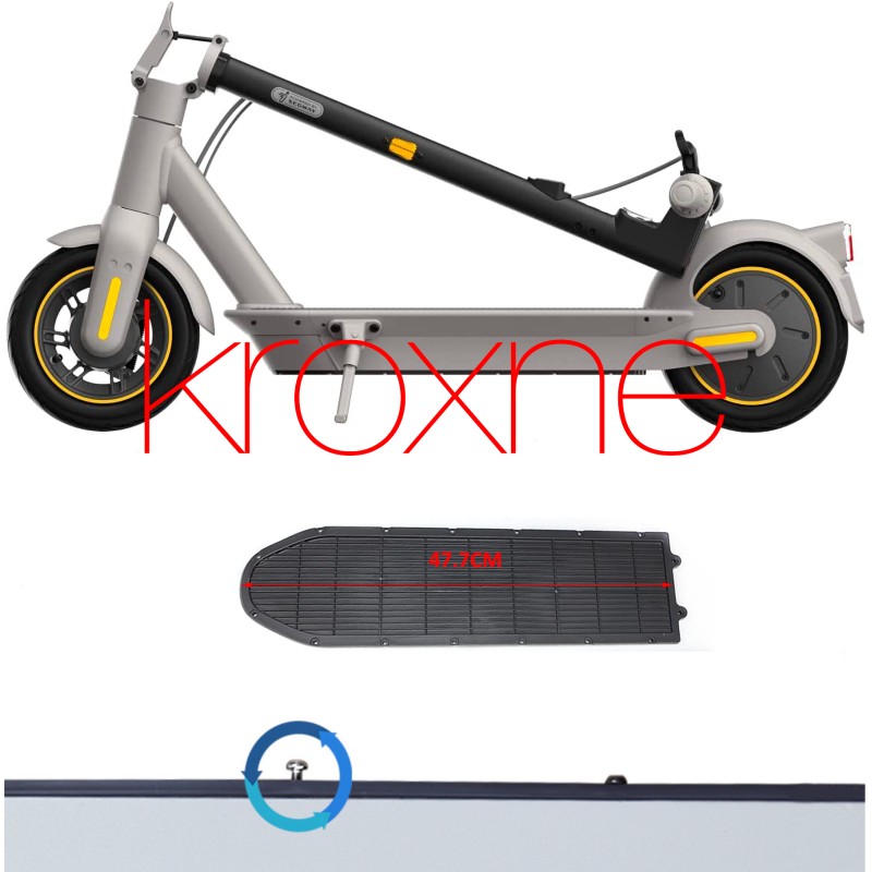 Akumuliatoriaus dangtelis Ninebot Max G30, G30D, G30P, G30LE, G30LP – visi modeliai. Segway - Ninebot - 2 Visų modelių elektrini