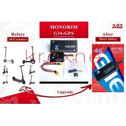 A Monorim G16A intelligens GPS lokátor bármely elektromos járművel kompatibilis. Monorim - 2 A Monorim G16A intelligens GPS loká