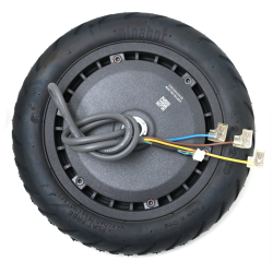 350w motor with rim and improved cooling system - 9 inch tire Segway - Ninebot - 3 Install the new original 350w motor made by N