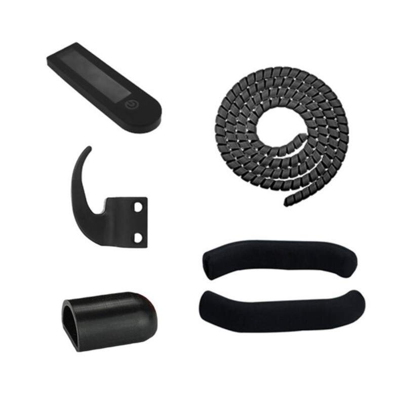 Kit of silicone protectors plus cable covers and a hook for bags.  - 1 Kit of silicone protectors plus cable covers and a hook f