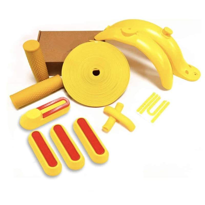 Aptakų komplektas su individualia spalva – sparnai ir priedai – standartinis ir didelio galinio žibinto dizainas.  - 4 Aptakų ko