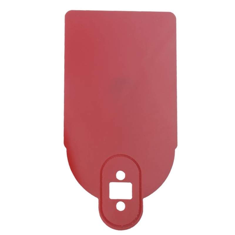 Support to install the license number or a reflective sticker  - 3 Support to install the license number or a reflective sticker