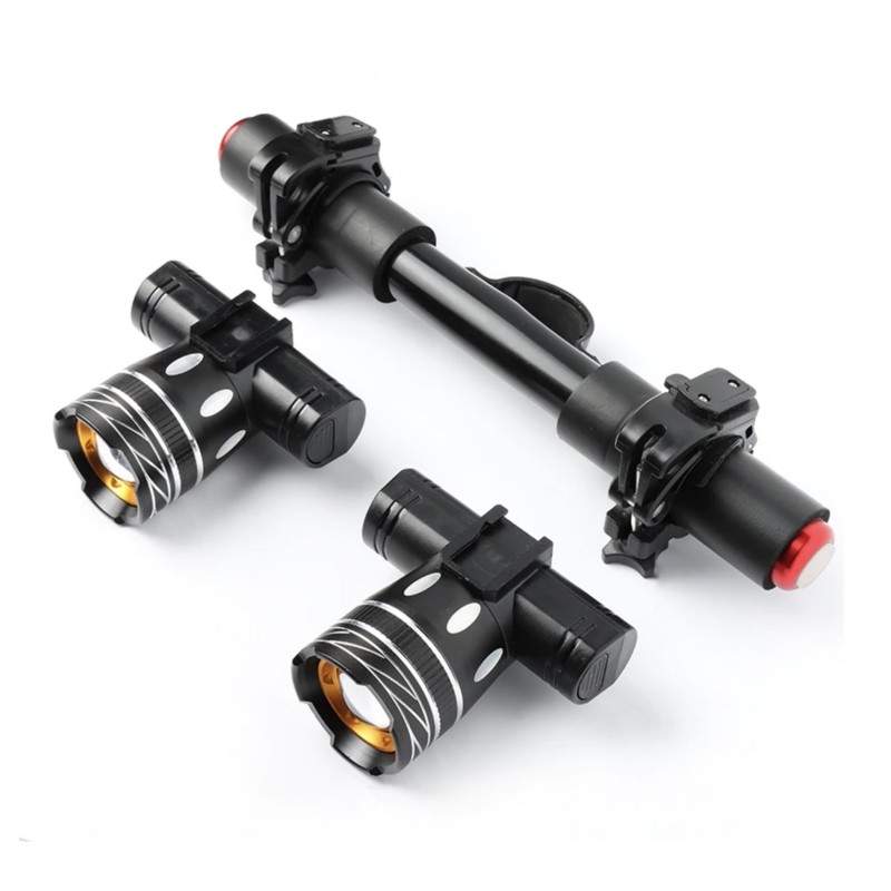 Bară de lumină LED duală pentru trotineta electrică Xiaomi cu baterie de 1200mAh  - 1 Bară de lumină LED duală pentru trotineta 