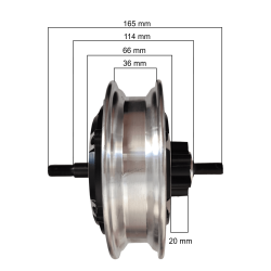 48v 500w rear motor for Kugoo M4, Ovex Z1 plus or other models. adaptive generic engine Kugoo - 2 Install this motor with a maxi