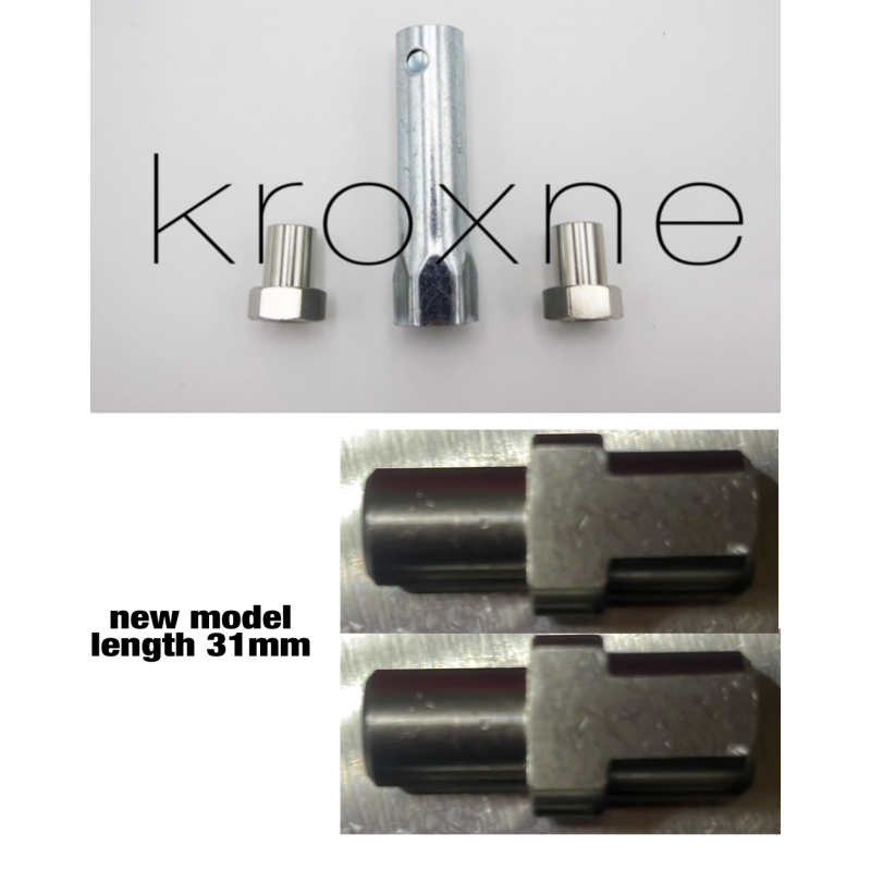 Laiendatud mutrid ja pikendatud poldid ketaspiduriga mootori paigaldamiseks MR1 ​​või DMR1 tagavedrustusele Monorim - 2 
Paigald