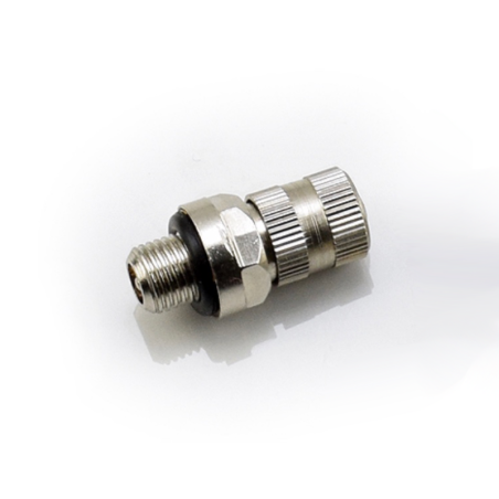 Vzduchový ventil z nerezové oceli s O-kroužkem pro rázy stlačeného vzduchu. KROXNE - 1 
Nerezový ventil pro vzduchové pružiny.
U