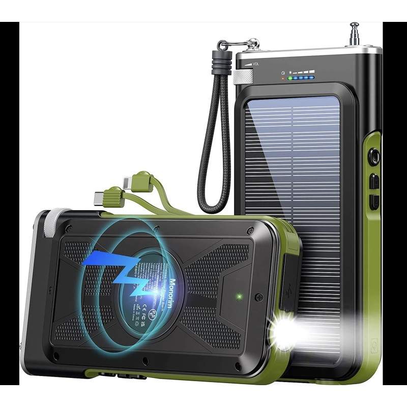 Uendelig batteri med trådløs lader Monorim PN W26 RADIO FM Monorim - 2 
Skaff deg en 36800mah powerbank som lader med sollys nå.