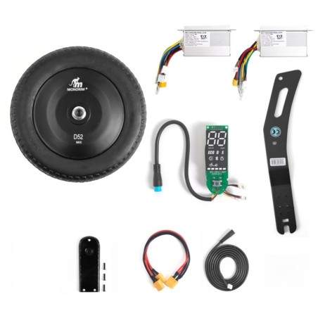 Monorim Dual52 Max (obsahuje 500W motor) Monorim - 1 
Obsahuje nominální 500w motor, přidáním tohoto výkonu k vašemu motoru Mono