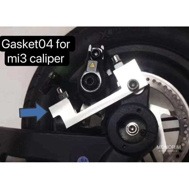 MR1 ja DMR1 tagavedrustuse pidurisadula kronstein – Monorim Gasket 01, 02 ja 03 Monorim - 4 
Paigaldage kronstein MR1 või DMR1 p